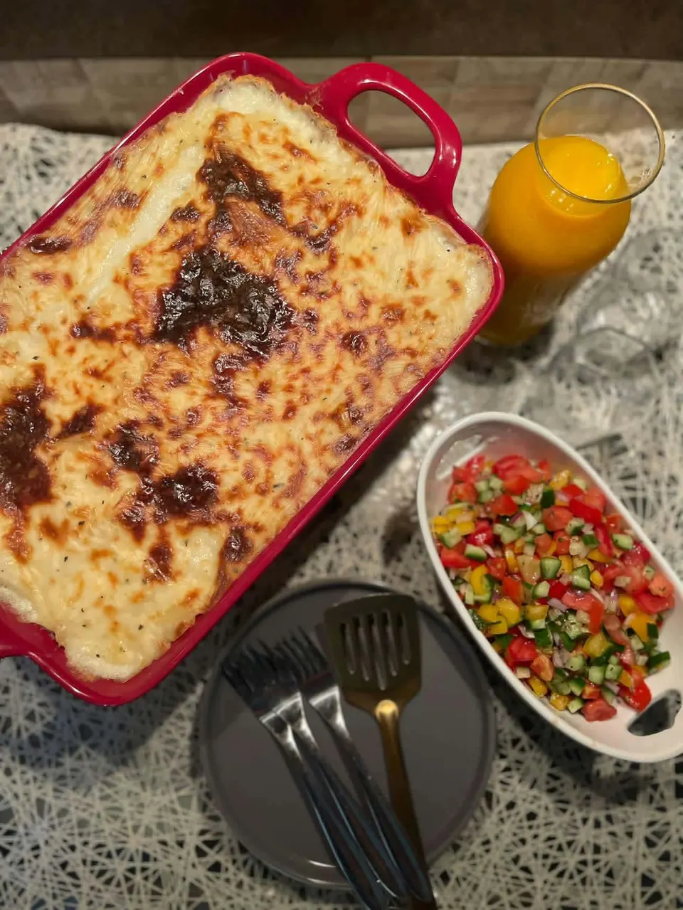 معكرونة بالبشاميل